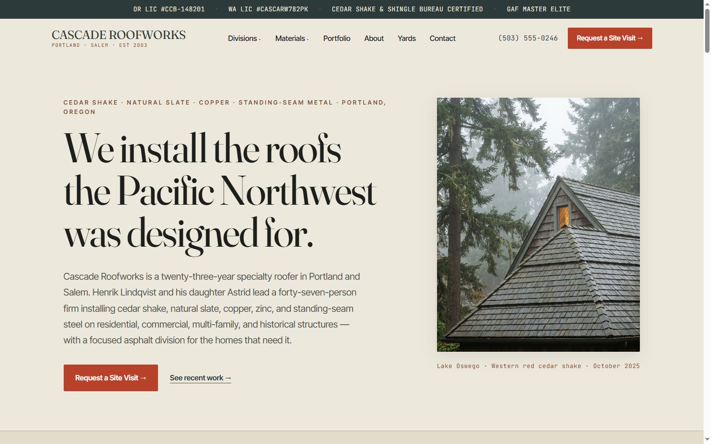 Cascade Roofworks