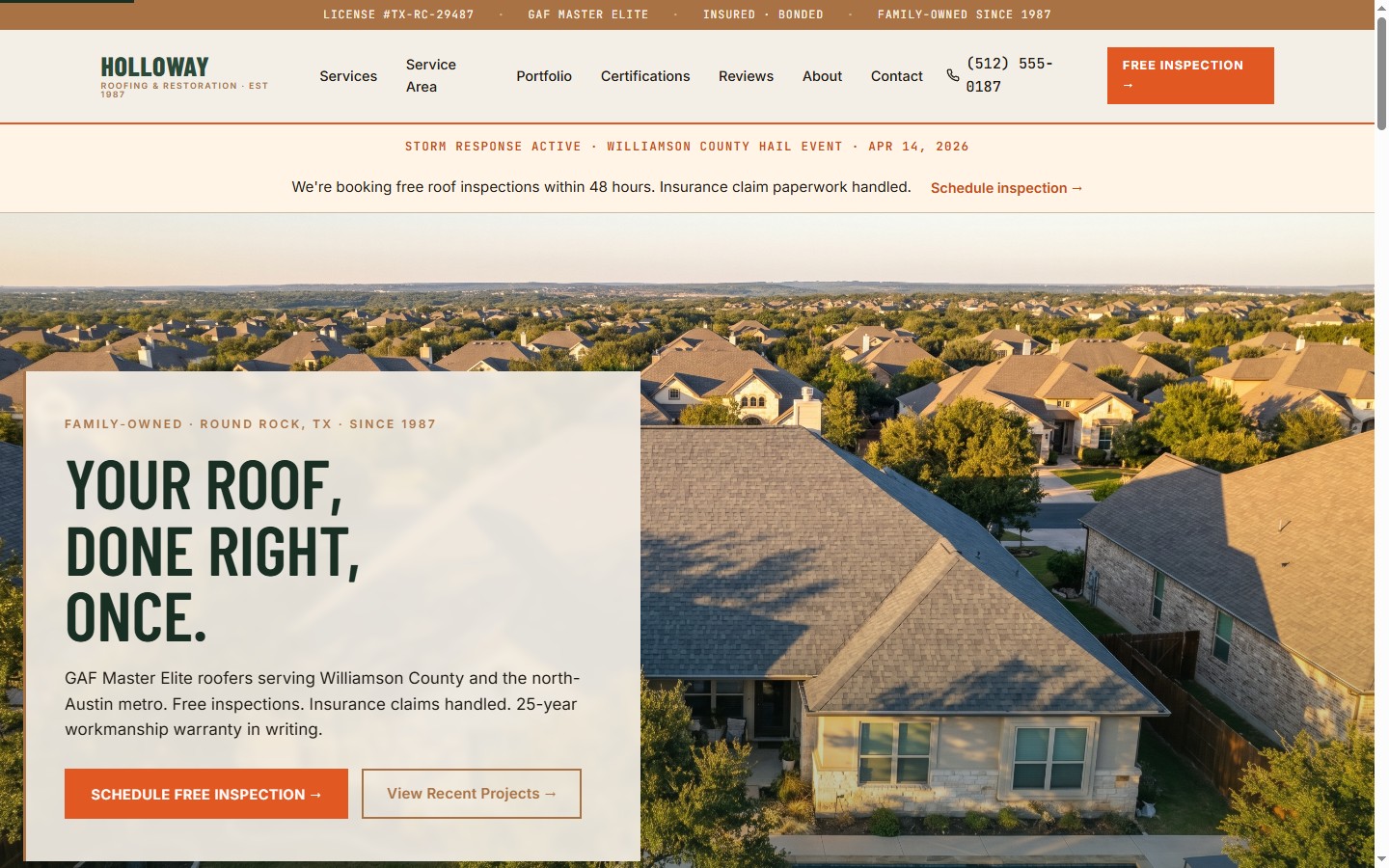 Holloway Roofing & Restoration
